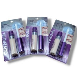 New Covergirl Simply Ageless Triple Action Concealer 305 Ivory Color - Pack Of 3